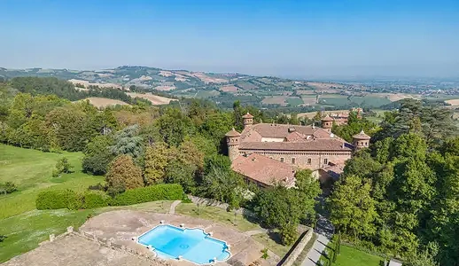 Aerial view of Il Castello di Piacenza